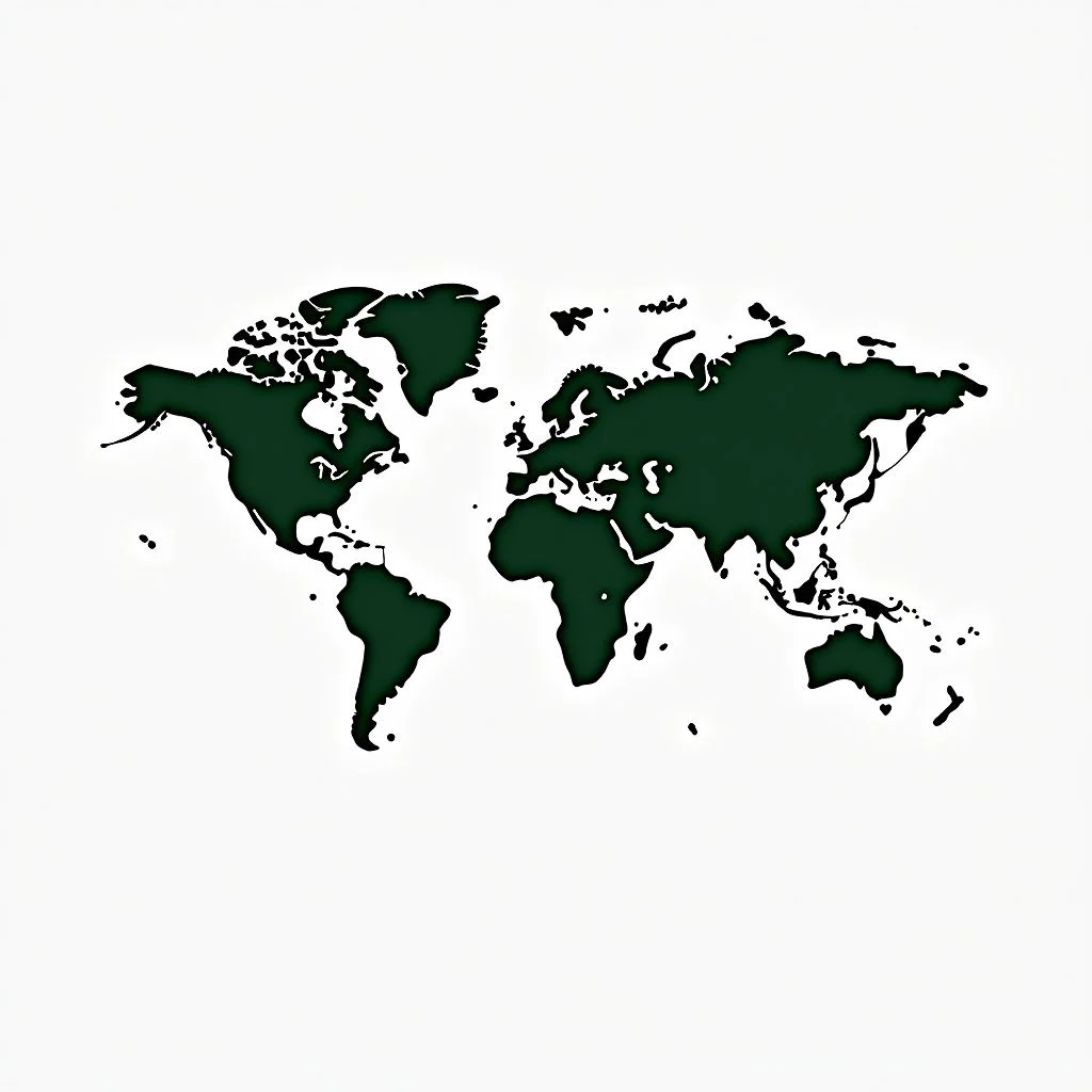 Les dirigeants mondiaux et les symboles de la coopération internationale et de la durabilité.