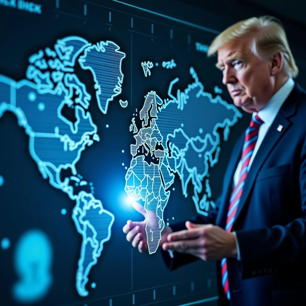Initiatives gouvernementales américaines pour mener la technologie de l'IA à l'échelle mondiale.