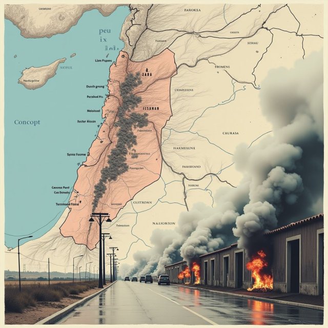 Los mapas muestran incursiones y destrucción israelíes en Siria, Líbano y