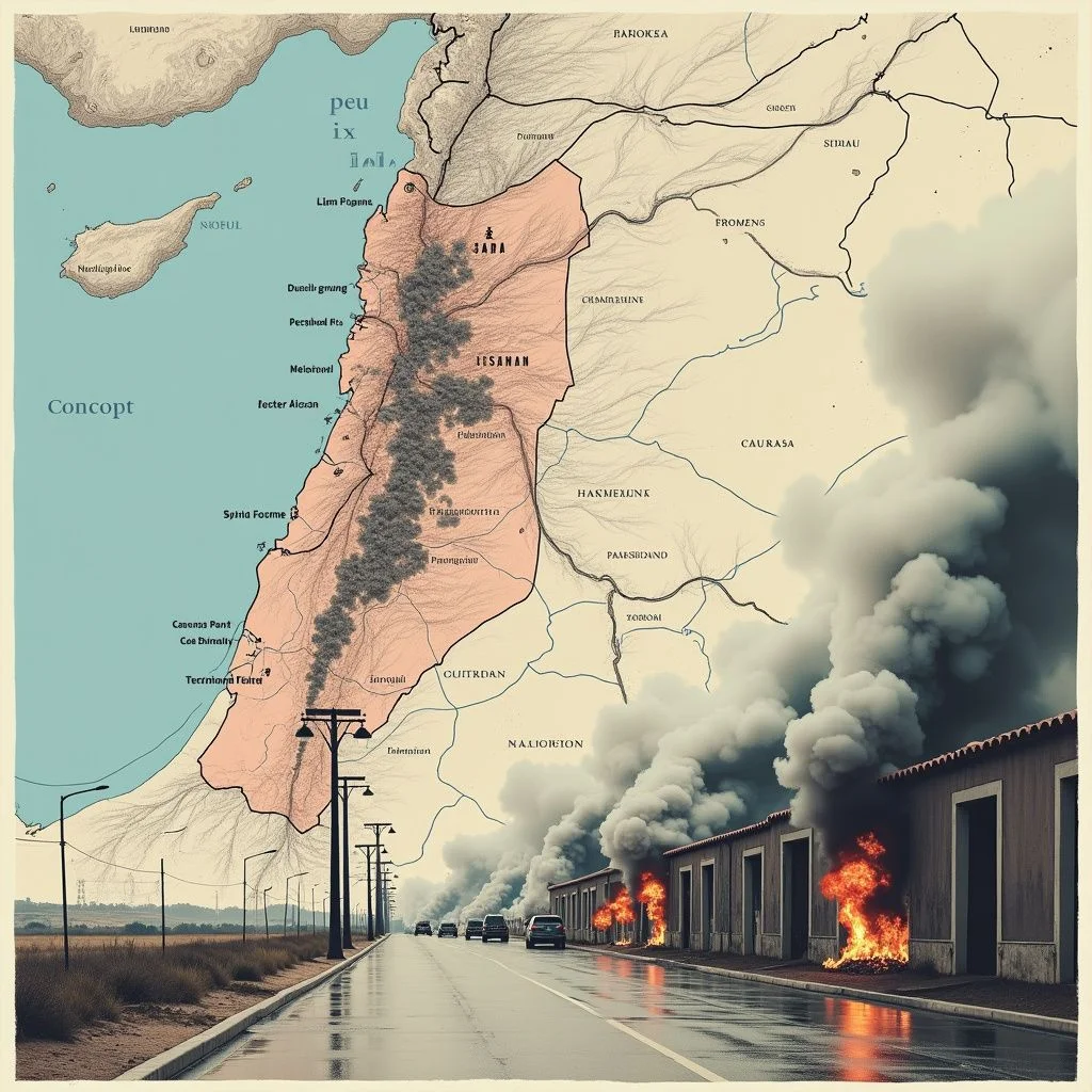Les cartes montrent les incursions et la destruction israéliennes en Syrie, au Liban et dans