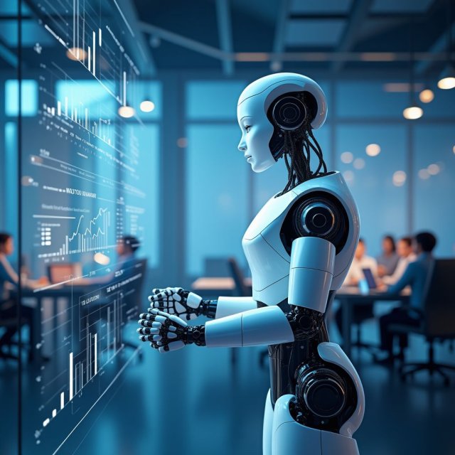 Gráficos y diagramas que ilustran el impacto de la inteligencia artificial en los mercados laborales a nivel global.