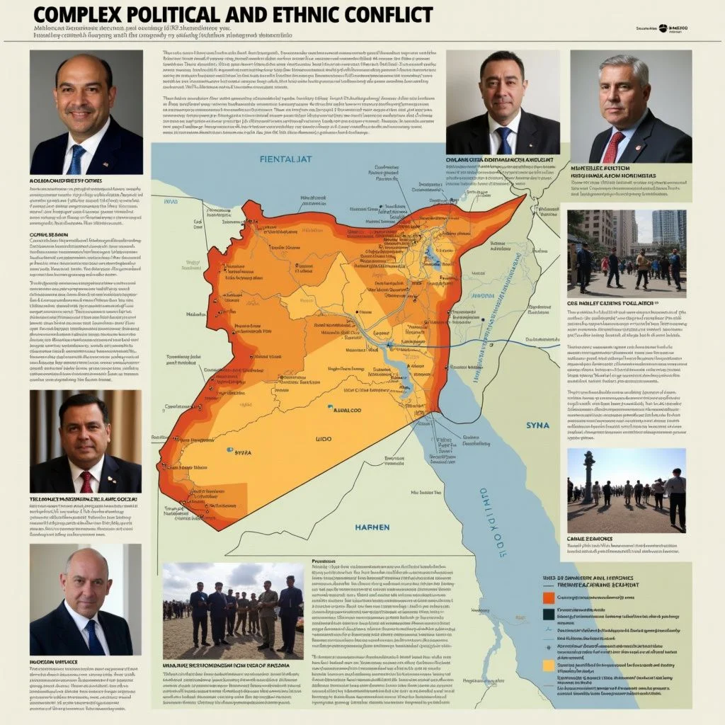 Figuras y mapas destacan la compleja escena de conflicto en Sudán.