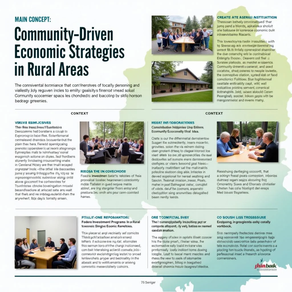 Institutions et entreprises communautaires rurales dans divers contextes.