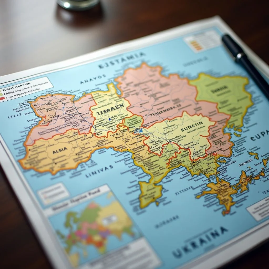 Un plan de paz de 28 puntos con mapas y reducciones militares.