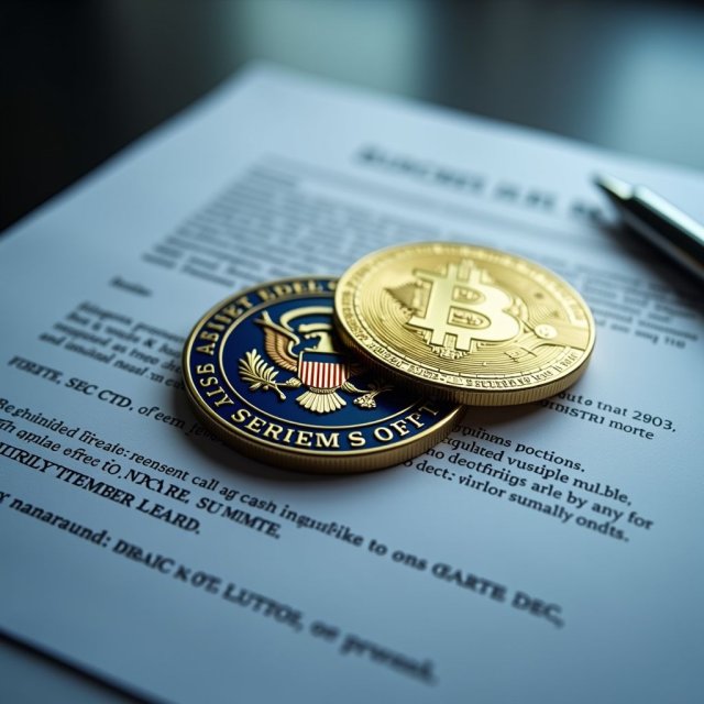 LOGOTIPOS DE SEC Y CFTC SE SUPERPOLEN CON EL DÍGITO DIGITAL Y LA REGULACIÓN