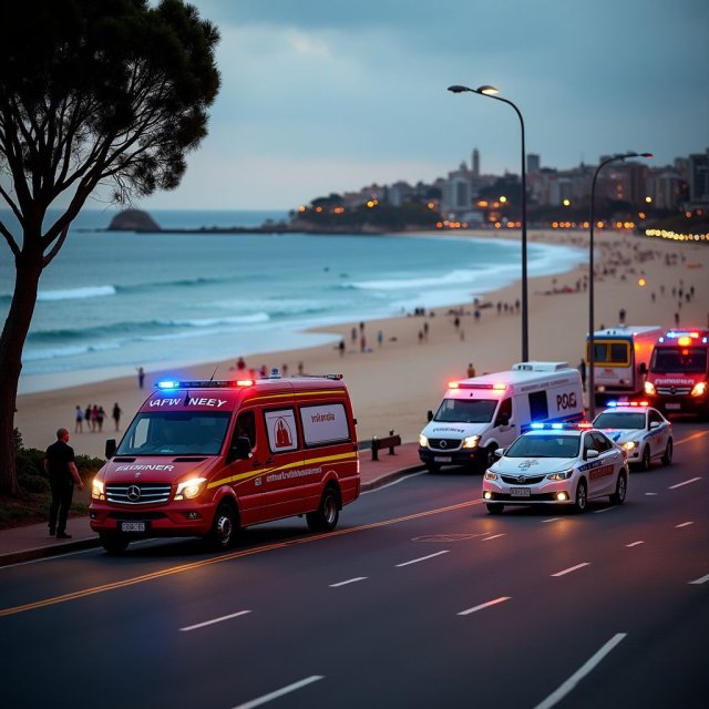 Los servicios de emergencia responden a tiroteo en Bondi Beach durante Hanukkah.