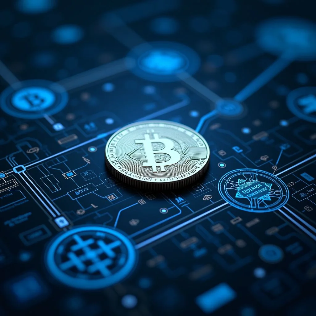 Des diagrammes des écosystèmes de stablecoin et des graphiques de liquidité du marché affichés.