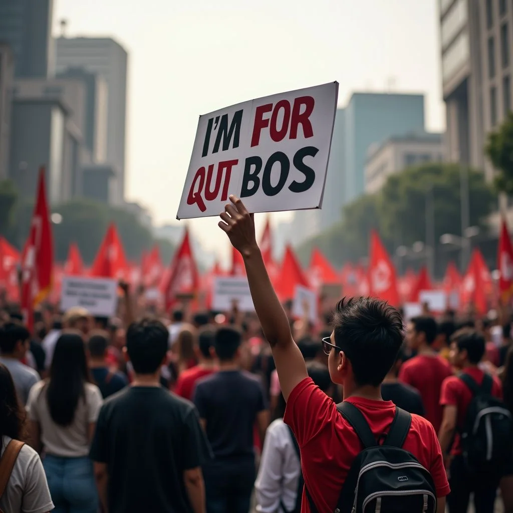 Les jeunes manifestants asiatiques se rassemblent sur les réseaux sociaux pour faire entendre leur voix.