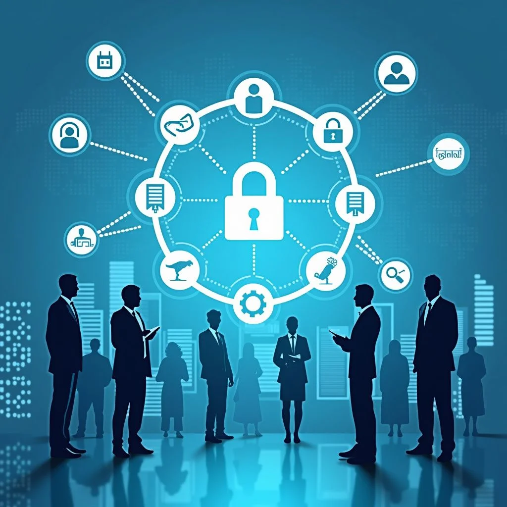 Les responsables gouvernementaux et les représentants du secteur privé collaborent sur la cybersécurité.