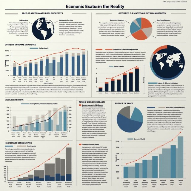Los gráficos ilustran la disparidad económica entre las afirmaciones y las estadísticas de la realidad.