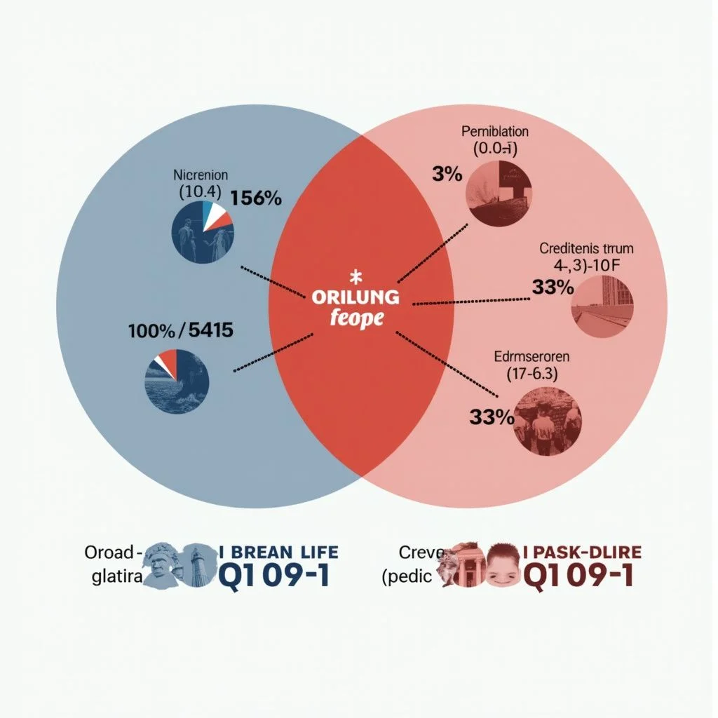Un diagramme de Venn met en évidence les préoccupations du public par rapport aux priorités de Trump.
