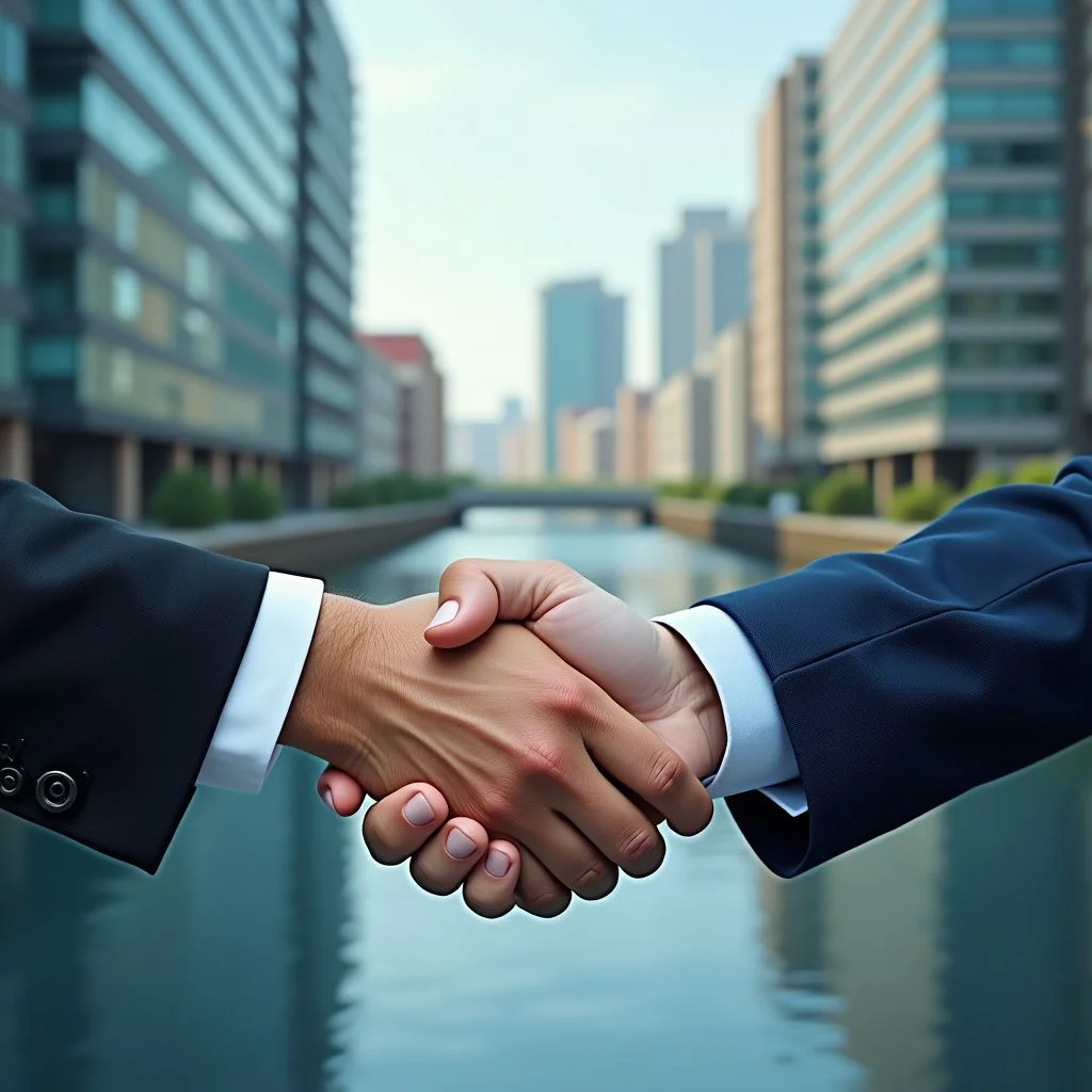 Les diplomates et les officiels discutent de la coopération économique et politique euro-méditerranéenne.