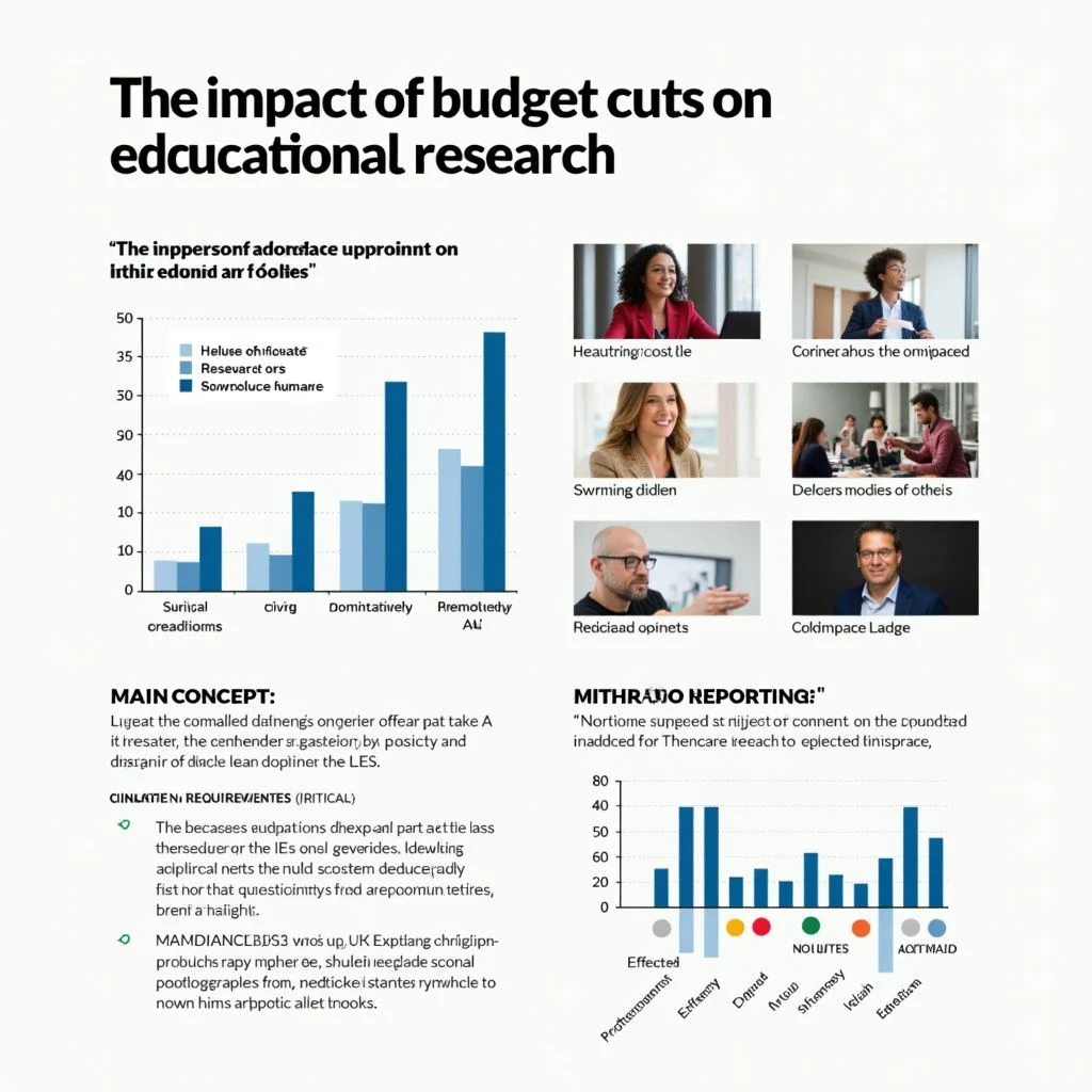 La diminution des budgets de recherche éducative et les pertes d'emploi dans les think tanks.