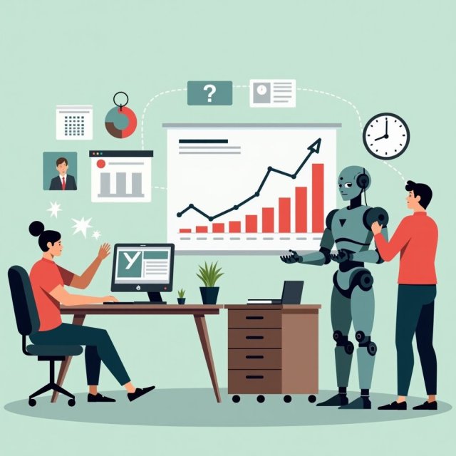 Un gráfico muestra un aumento del desempleo juvenil junto con la automatización.