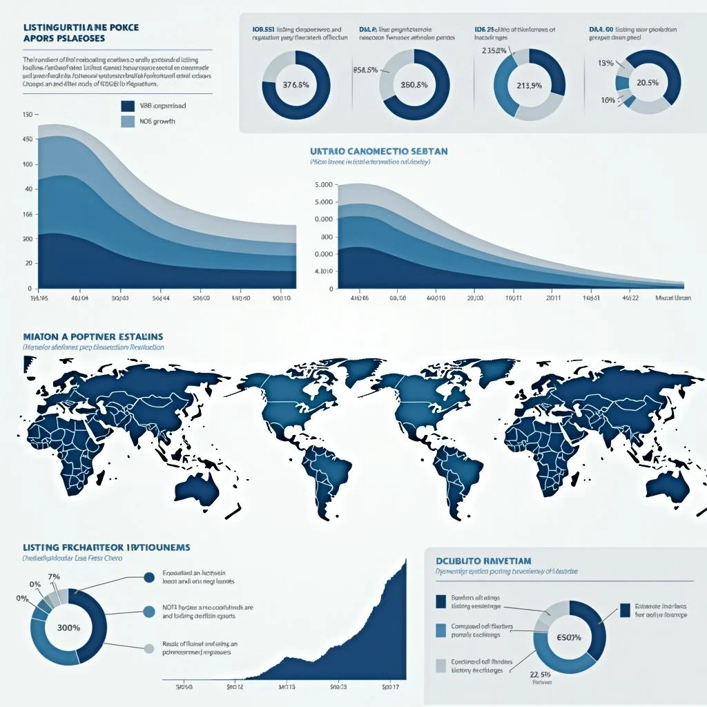 Les graphiques comparant les tailles et les fréquences des IPO sous différentes rigueur d'inscription.