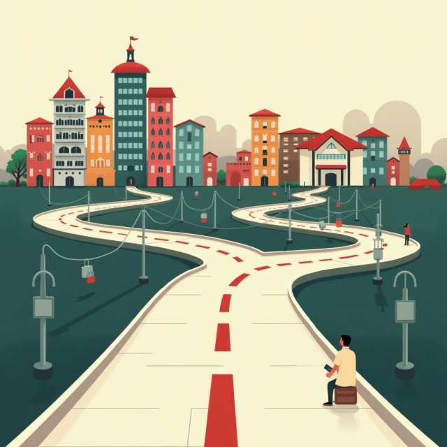 Municipios aislados con carreteras desconectadas y puertas cerradas.