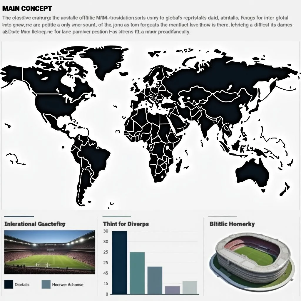 Les matchs et les événements de la NFL s'étendent à l'échelle mondiale dans des stades internationaux.