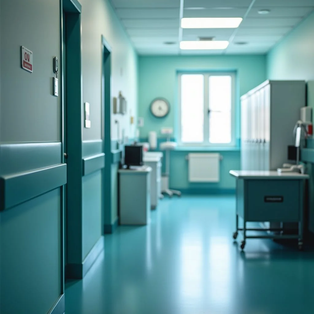 Les salles d'urgence des hôpitaux avec des notifications de courrier retardées et des dossiers médicaux.