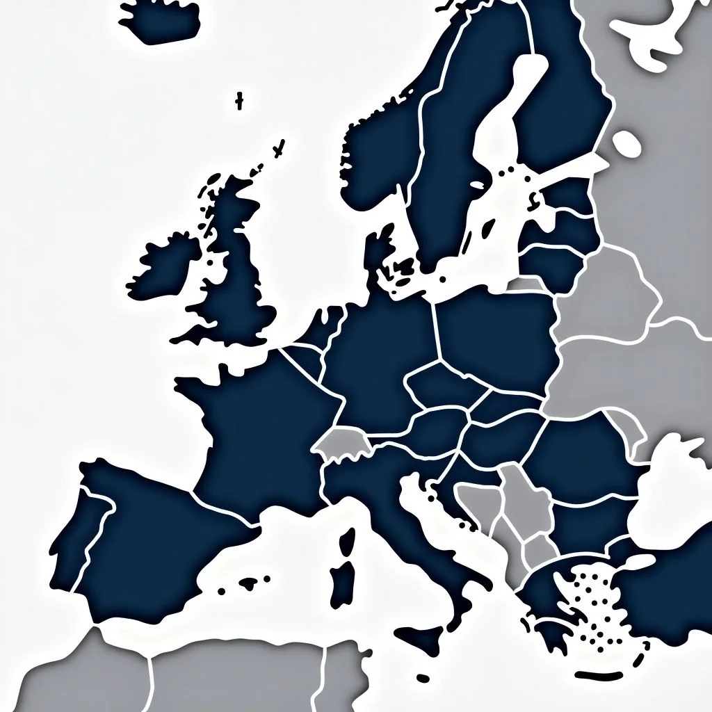A map of the Netherlands within the EU, with budget