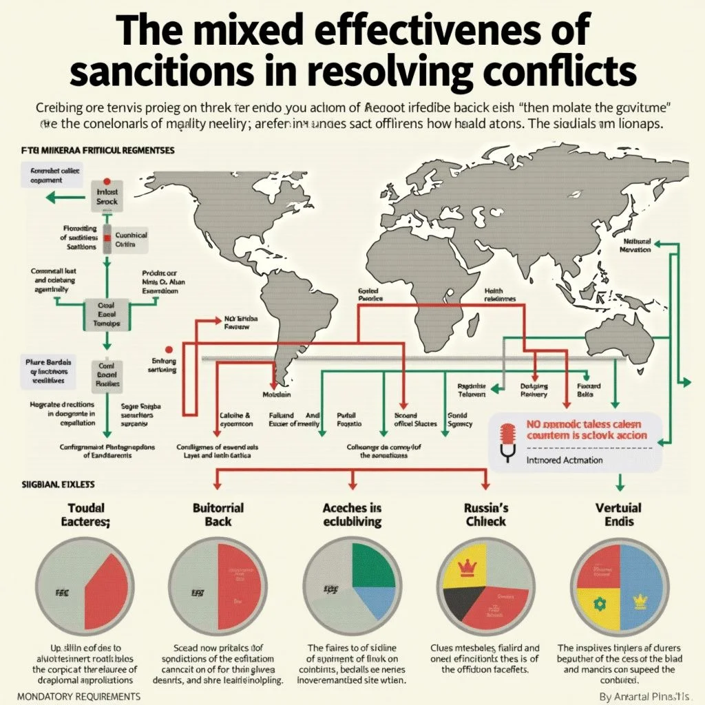 Cronologías y diagramas históricos de la efectividad de las sanciones a nivel global.