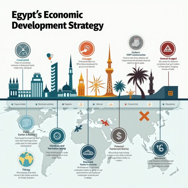 Un plan detallado de ruta que describe la estrategia de desarrollo económico de Egipto.
