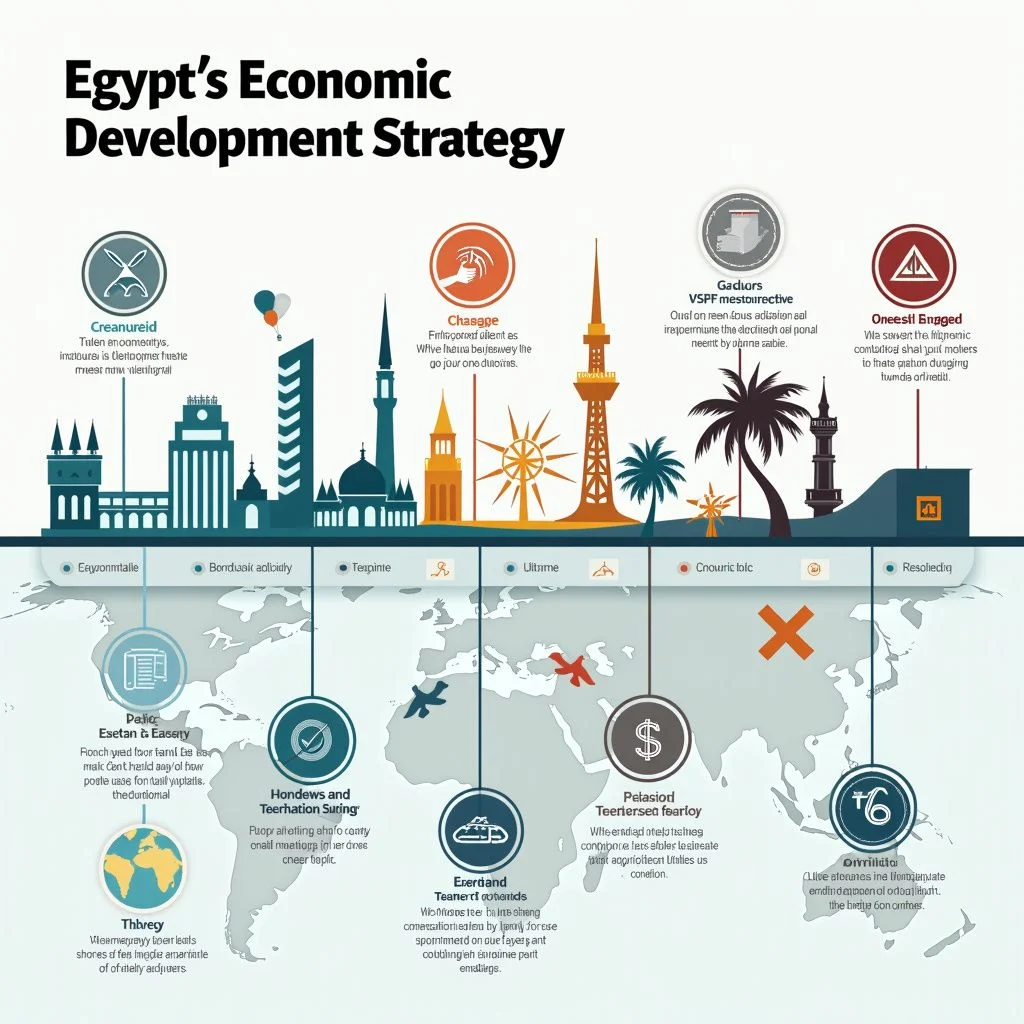 Un plan détaillé de la stratégie de développement économique de l'Égypte.