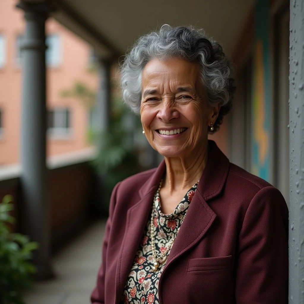 Rosa Parks brindando orientación a jóvenes en eventos comunitarios juntos.