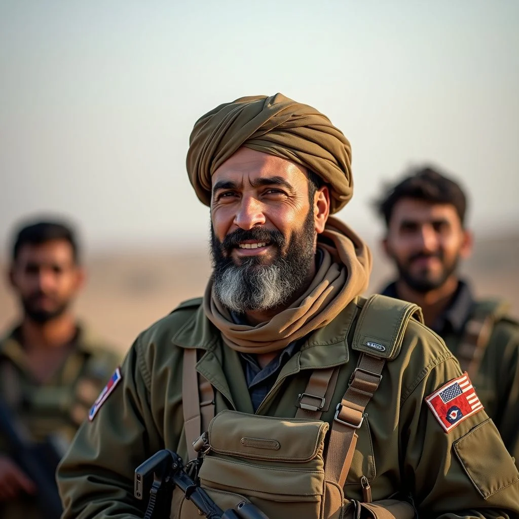 Conflits armés et cartes de la province d'Idleb avec des figures clés.