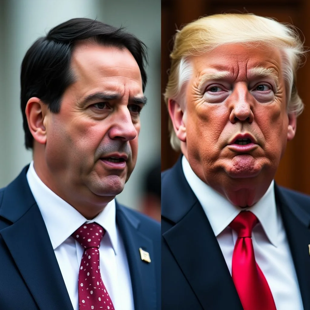 Les politiciens Marco Rubio et Donald Trump au milieu de tensions diplomatiques et