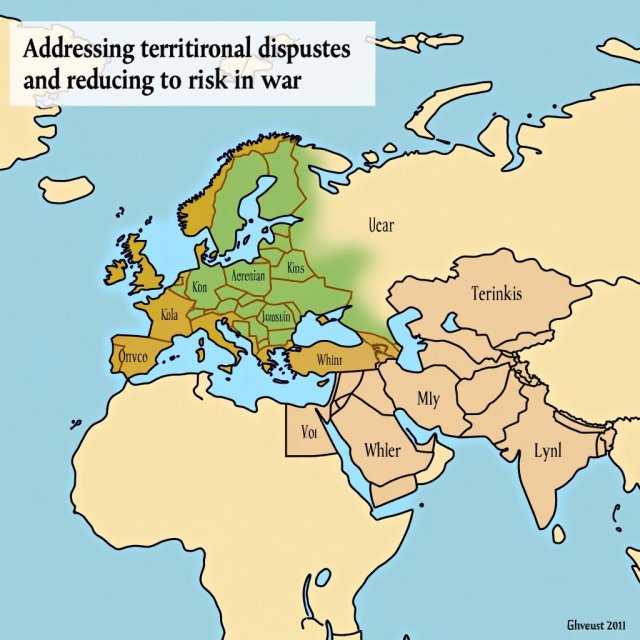 Los mapas y las mesas de negociación representan territorios disputados a nivel global.